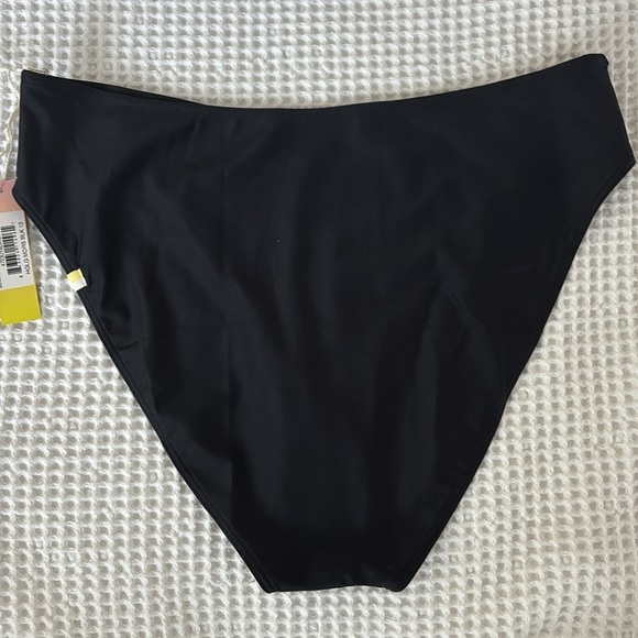 NWT Summersalt Black The High Leg Mid Rise Bikini Bottom Size 12 - Picture 7 of 7